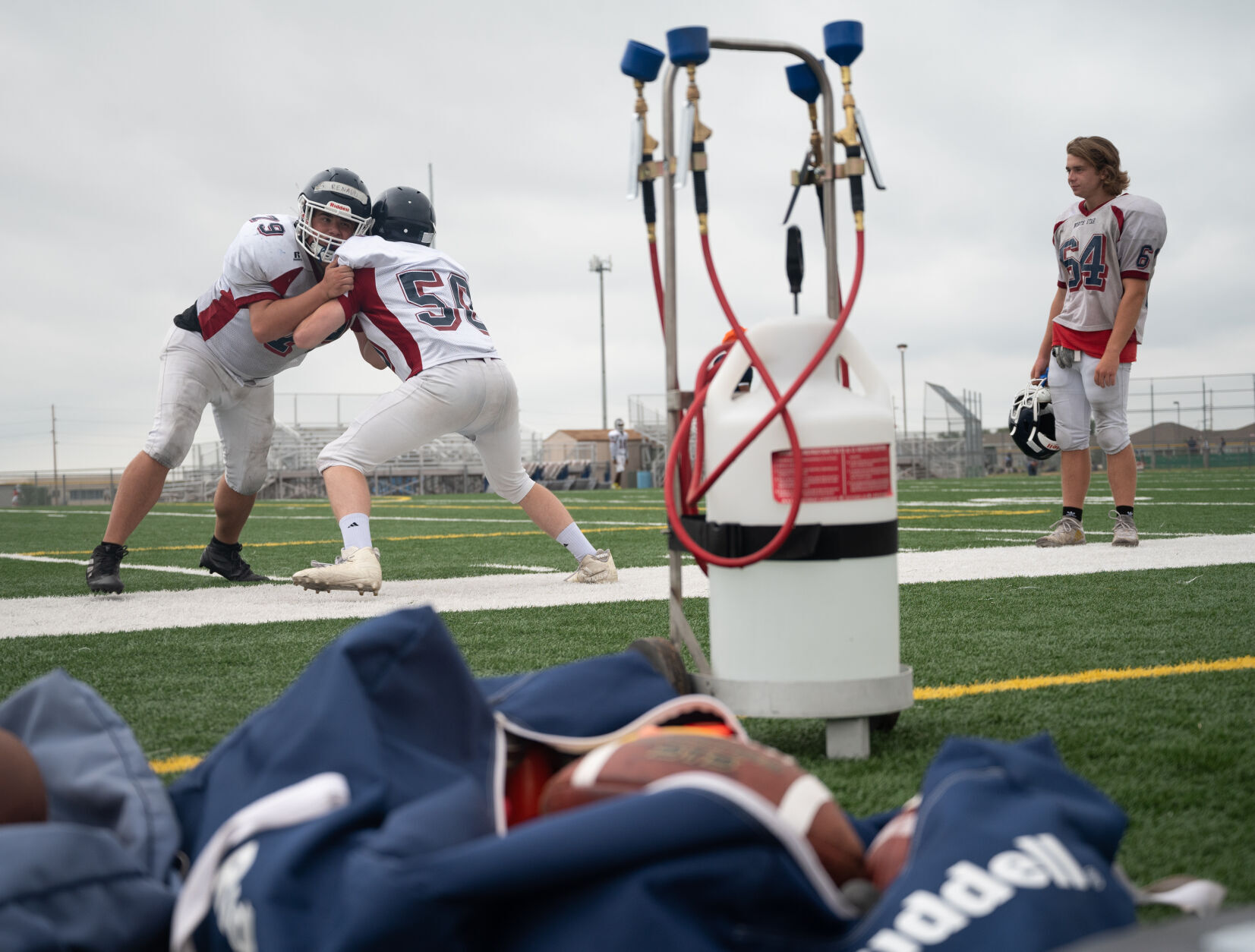 Lincoln North Star football practice, 8:15 a.m.